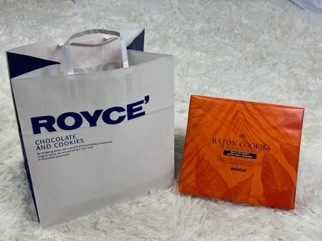 ROYCE'(ロイズ) バトンクッキー50枚[2種詰合せ]＆専用手提げ袋 (5０枚入り)