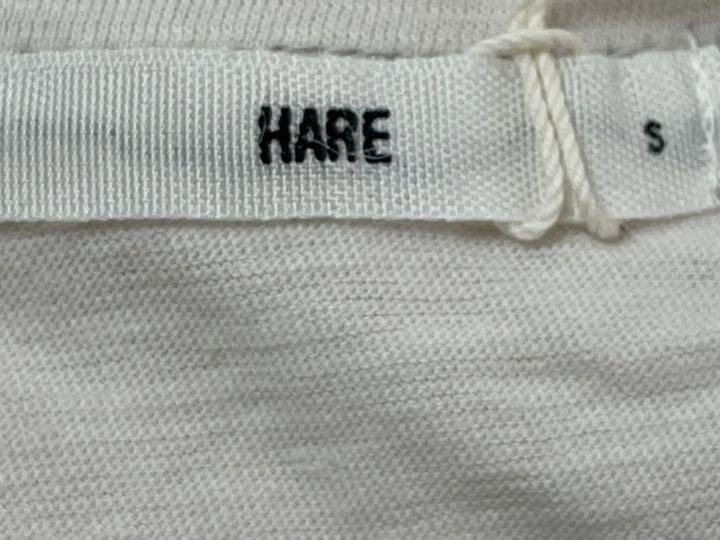 【新品】HARE Tシャツ　ホワイト　サイズＳ　日本製