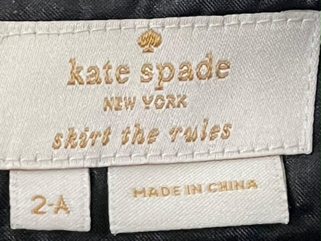 Kate spade new york タイトスカート　黒レース　サイズ2-A