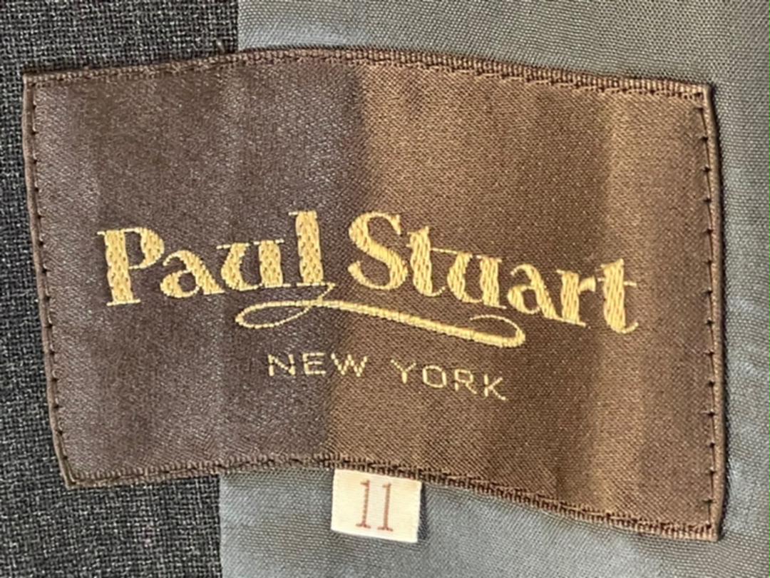 Paul Stuart スカートスーツ　ダークグレー　サイズ上11下9 ウール