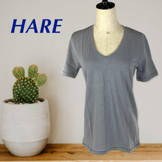 【新品】HARE Tシャツ　グレー　サイズＳ　日本製