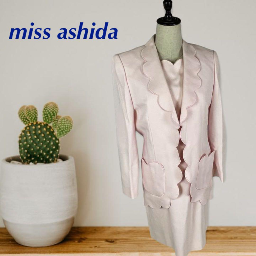 miss ashida ワンピーススーツ　ピンク色　サイズ9