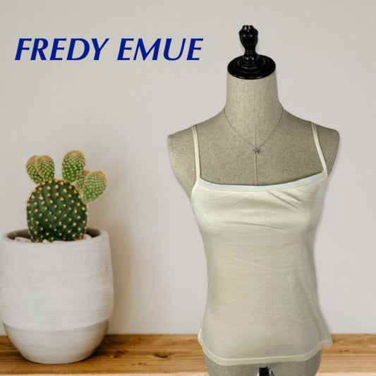 【美品】FREDY EMUE キャミソール　ベージュ　サイズ38 日本製