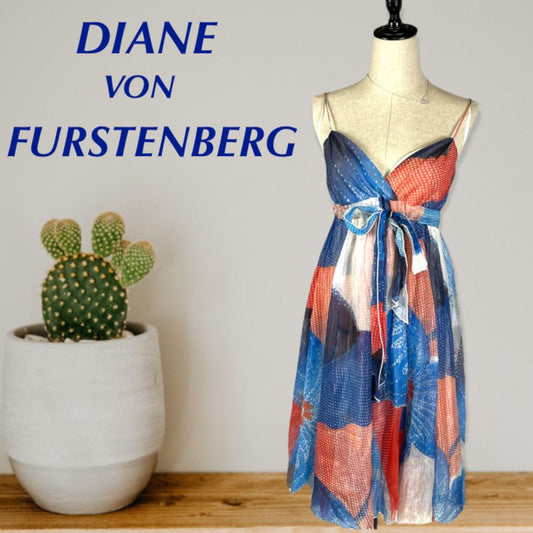 DIANE VON FURSTENBERG ワンピース　サイズ2 腰紐有