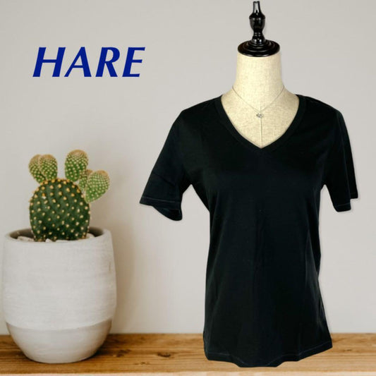 新品】HARE Tシャツ　ブラック　サイズＳ　日本製